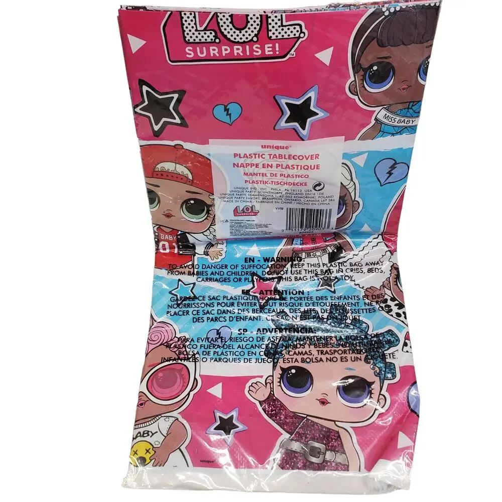 LOL Surprise Tablecloth Birthday Party Supplies LOL Tablecover Rectangle